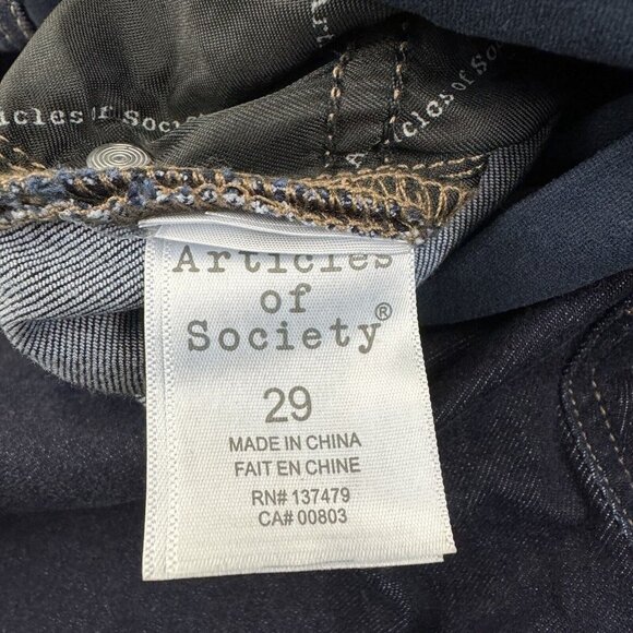 Articles of Society Maternity Skinny Jeans Secret Fit Panel Belly High Rise Sz29 - Picture 8 of 13